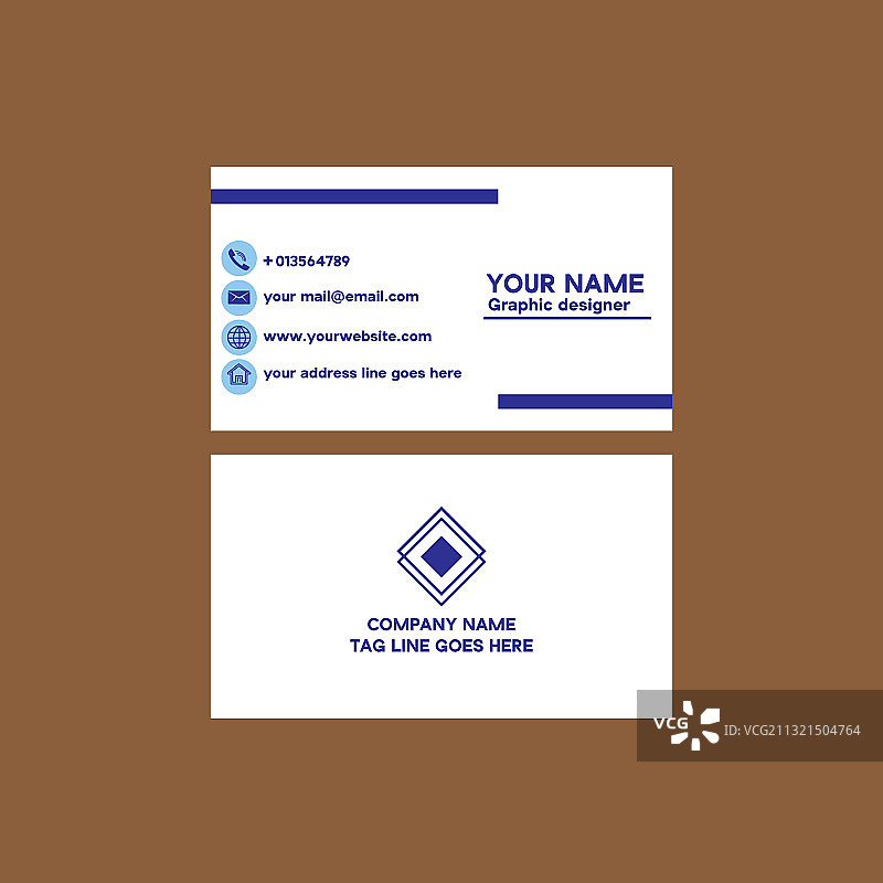 独特的图形商务卡设计图片素材