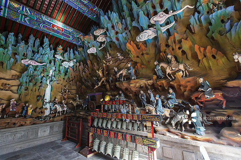 北京白云观邱祖殿图片素材