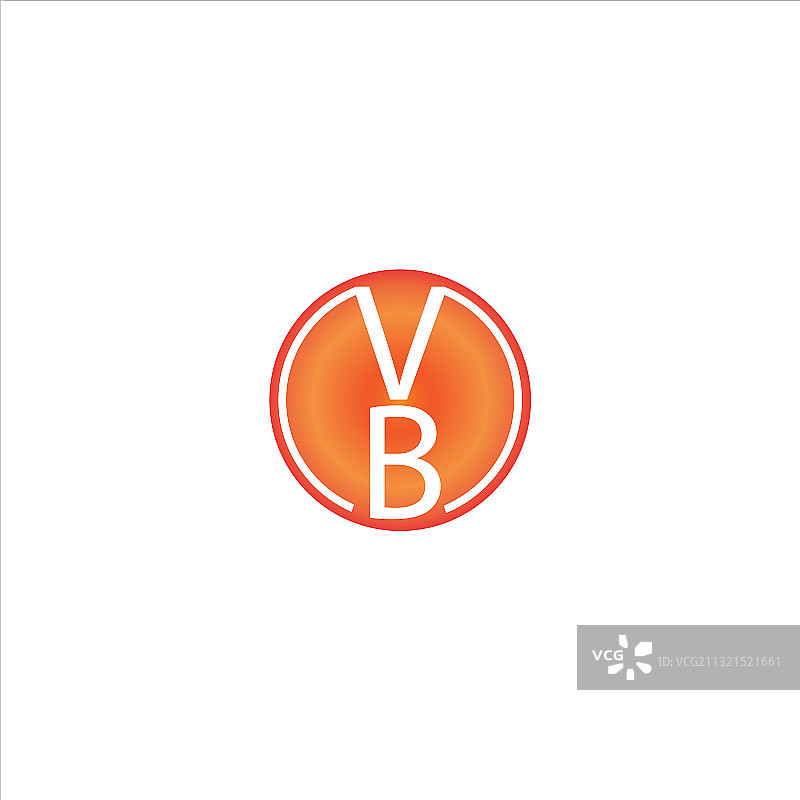 字母V和B组合标志图片素材