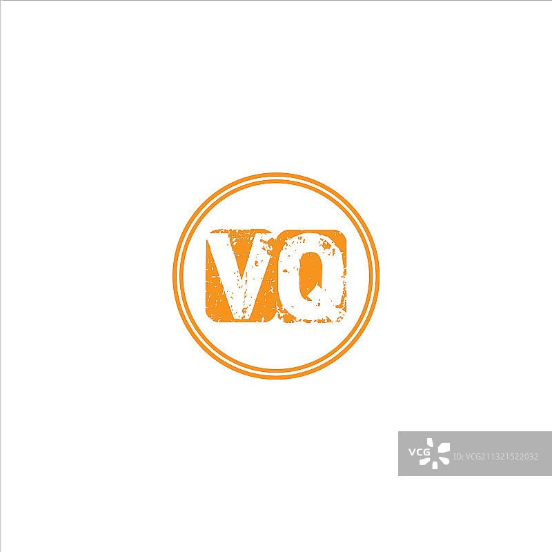 V Q字母标志抽象设计图片素材