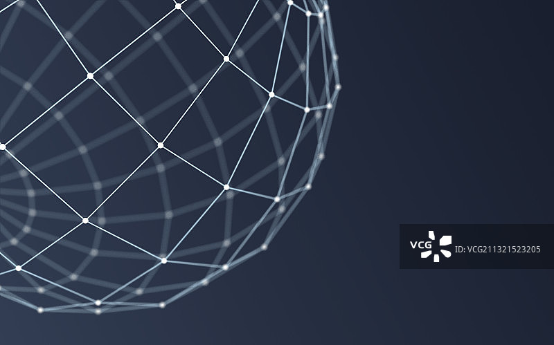 线条交织形成的圆球图片素材