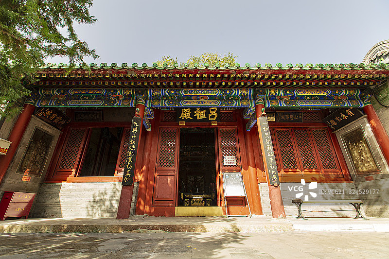 北京白云观吕祖殿图片素材