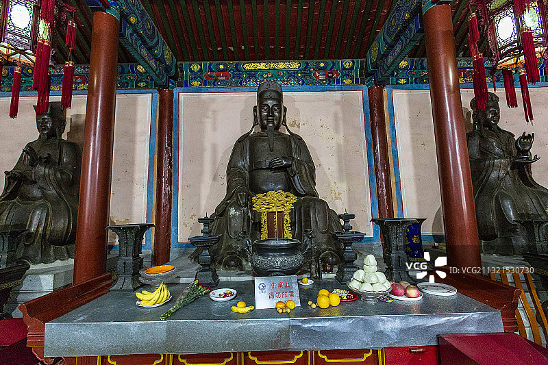 北京白云观文昌殿图片素材