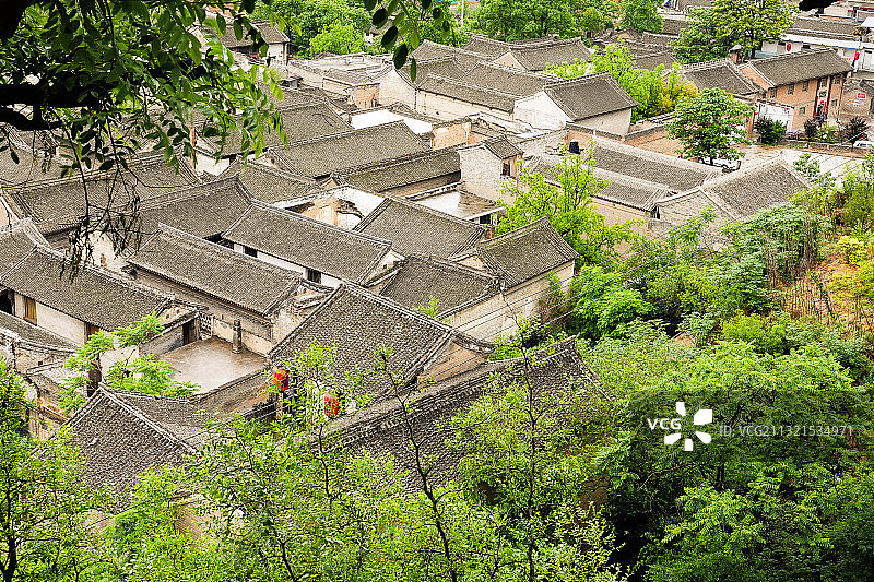 陕西韩城 党家村 民居图片素材