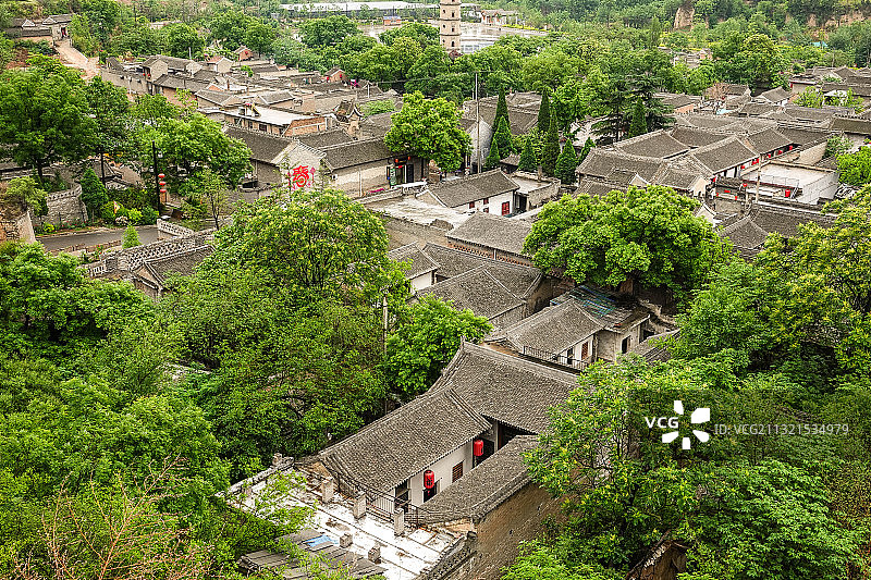陕西韩城 党家村 民居图片素材