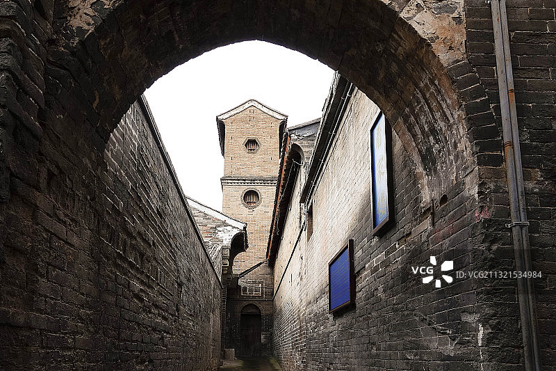 陕西韩城 党家村 民居图片素材