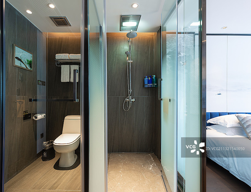 酒店客房卫生间图片素材