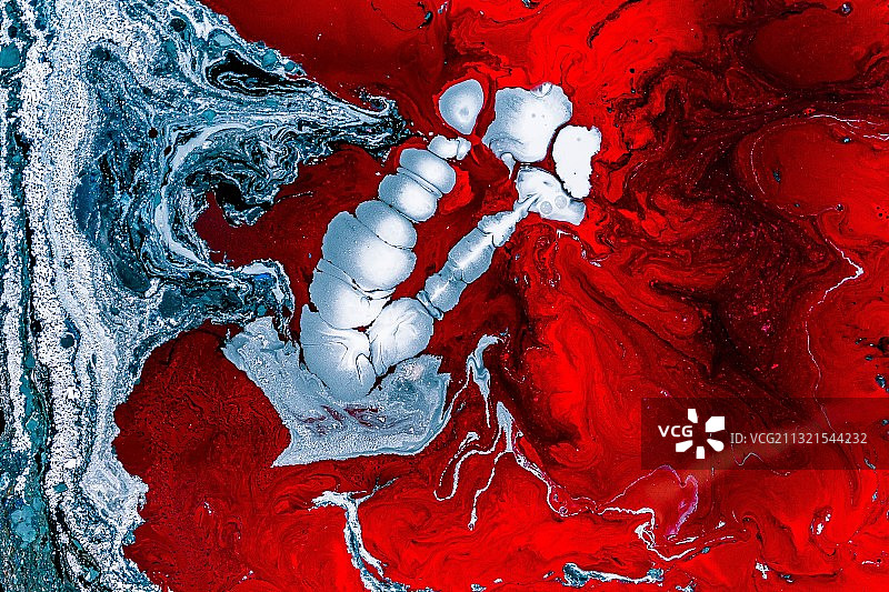 红色液体特写图片素材