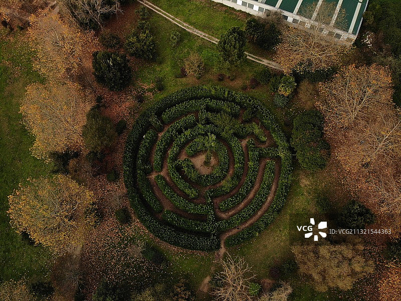 航拍葡萄牙拉万德拉市政公园景观图片素材