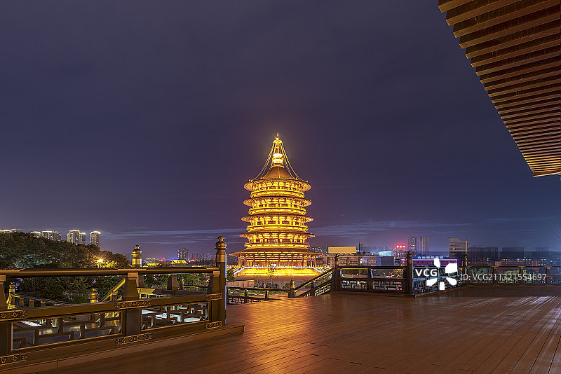 河南省隋唐洛阳城国家遗址公园天堂明堂景区图片素材