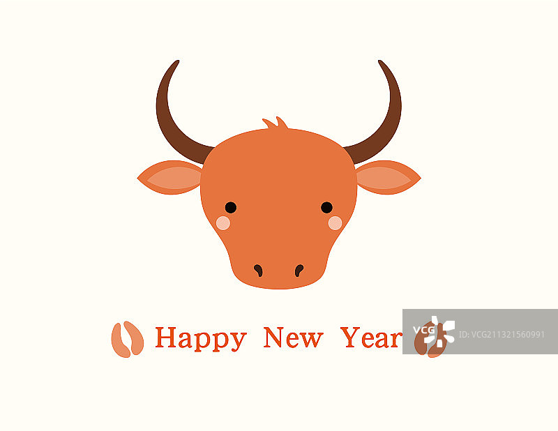 2021中国新年牛图片素材