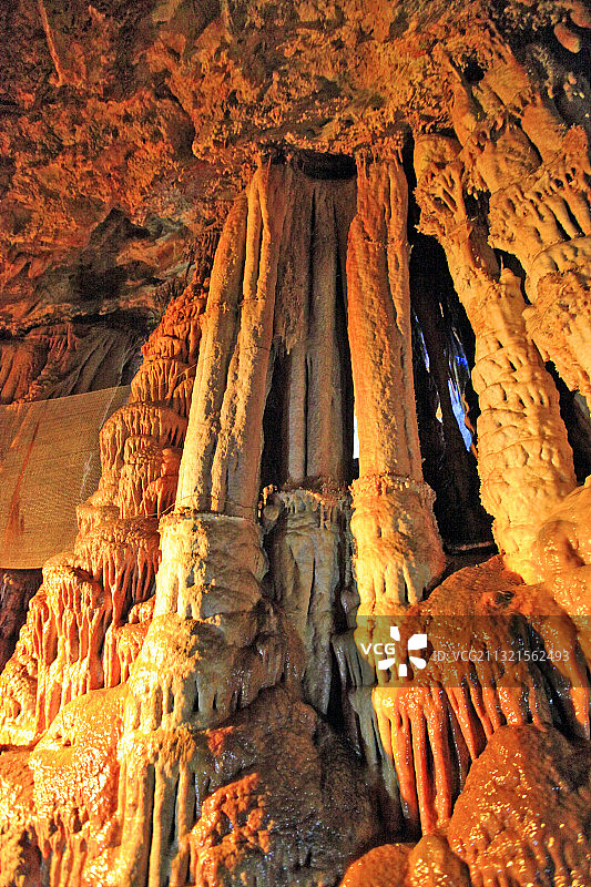 北京房山石花洞国家地质公园图片素材