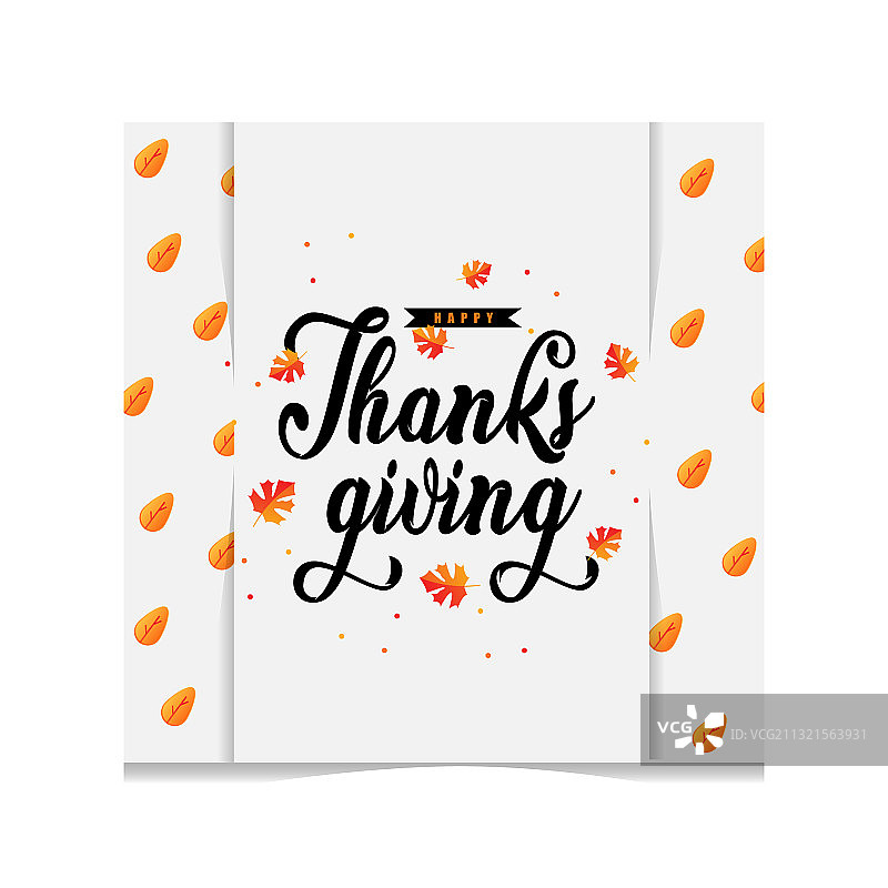 感恩节图案贺卡图片素材