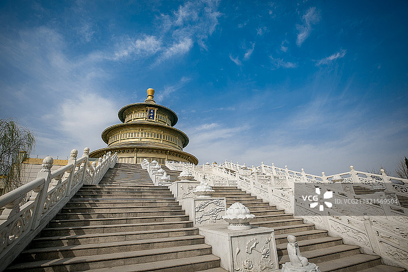 海岛金山寺(德州乐陵)图片素材