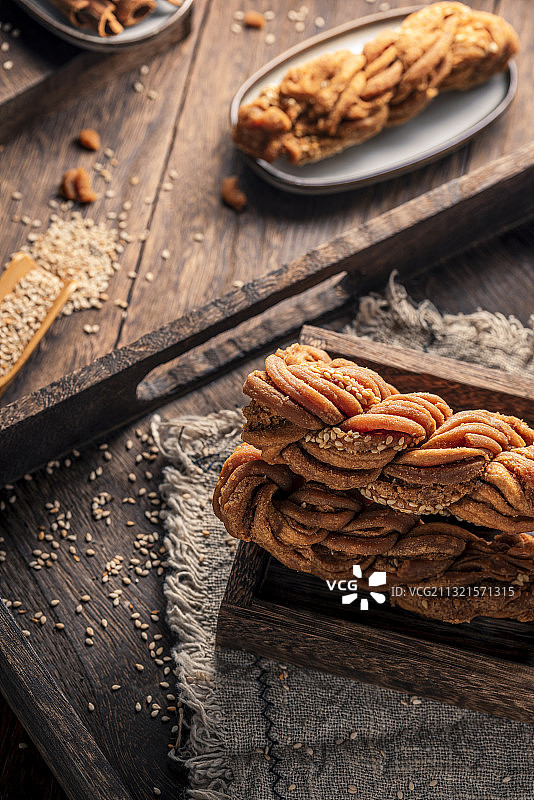 天津三绝之一十八街麻花图片素材