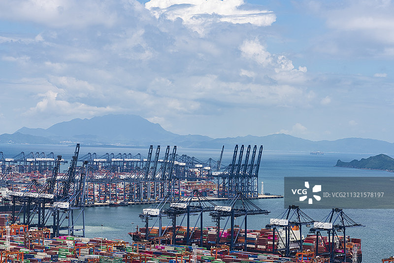 深圳盐田港图片素材