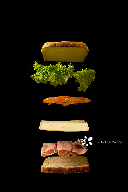 黑色背景美食特写，哥伦比亚图片素材