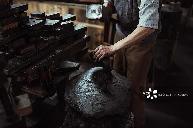 徽墨工艺图片素材