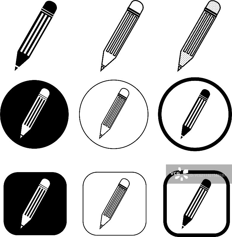 简易集合图和图形图标图片素材