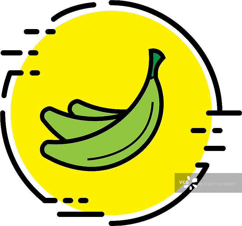 香蕉图标符号图片素材