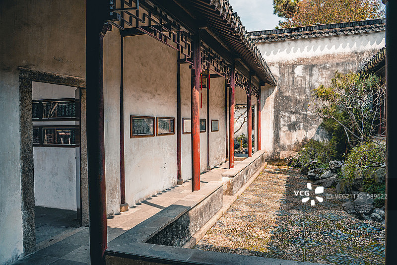 苏州园林，中式建筑，古建筑，特写，细节图片素材
