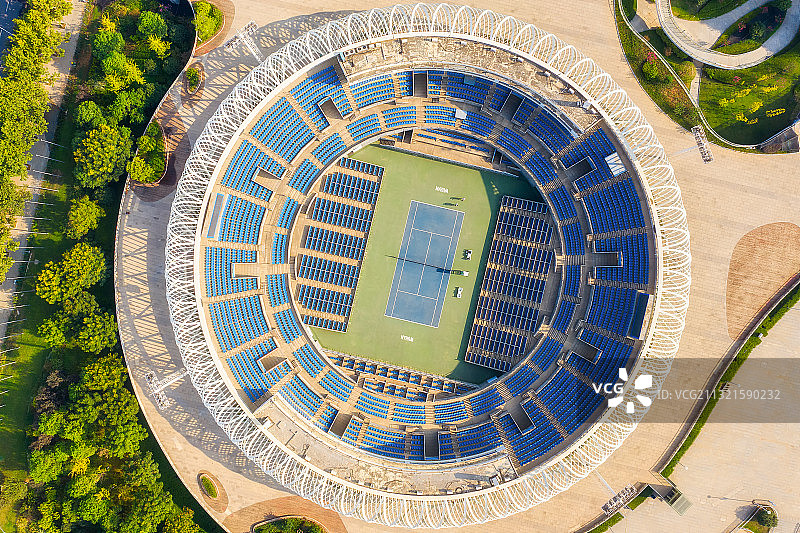 武汉光谷网球场图片素材