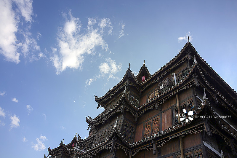 贵州石阡县仡佬族建筑图片素材