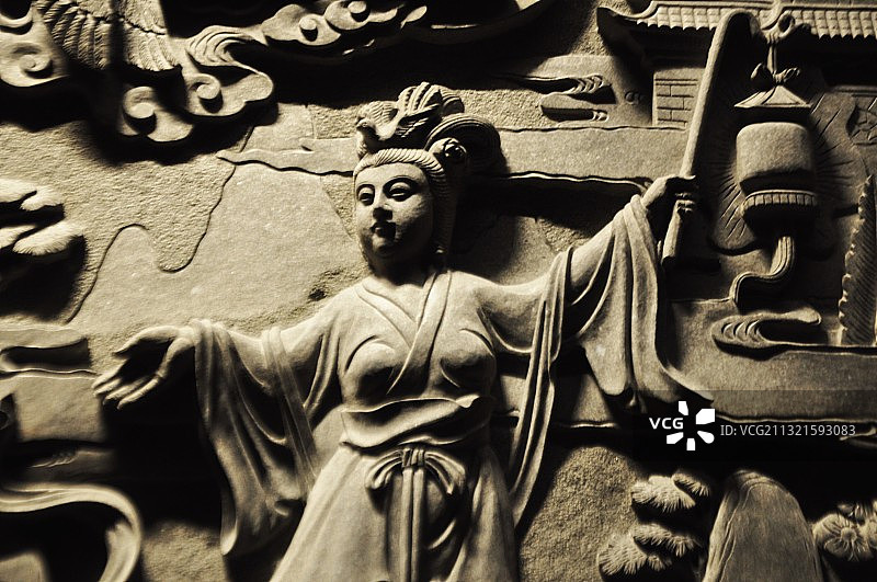 厦门道教太清宫夜景图片素材