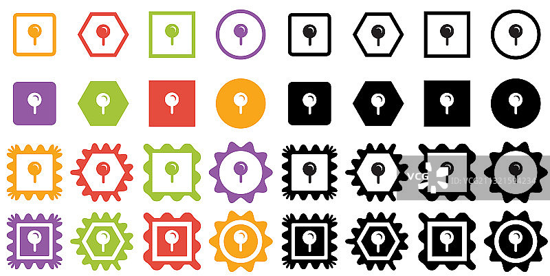 地图标记图钉图标图片素材