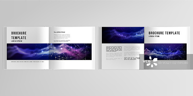 3D逼真布局封面模型图片素材