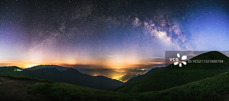 武功山 银河 星空图片素材