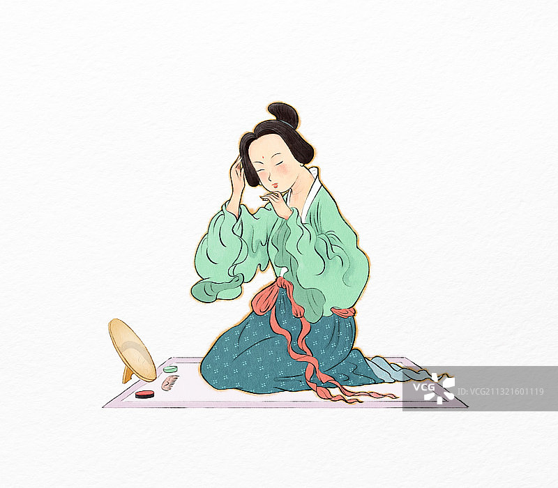 仕女图图片素材