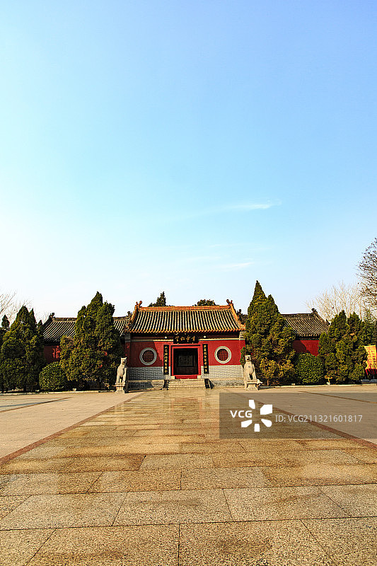 河南新郑黄帝故里轩辕故里祠图片素材