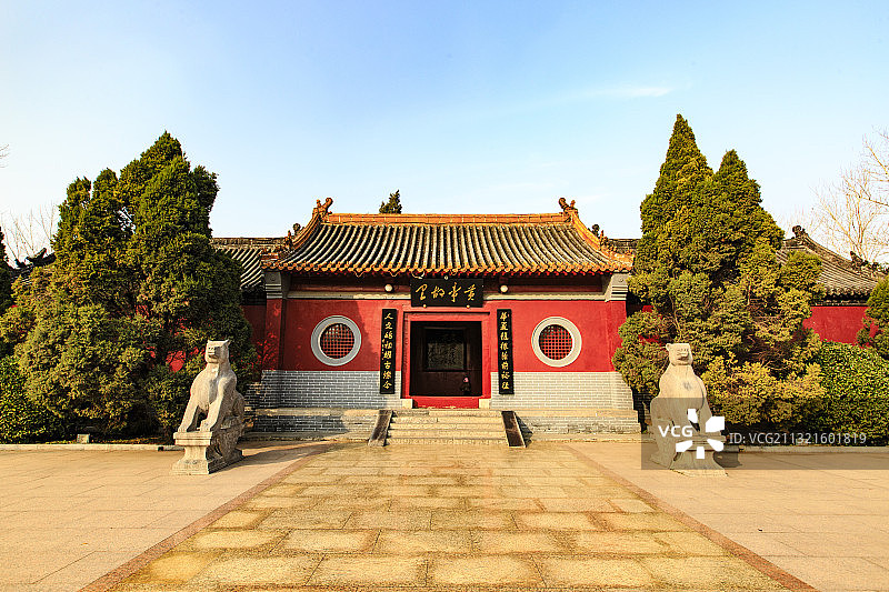 河南新郑黄帝故里轩辕故里祠图片素材