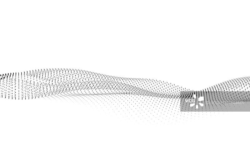 电脑几何数字连接图片素材