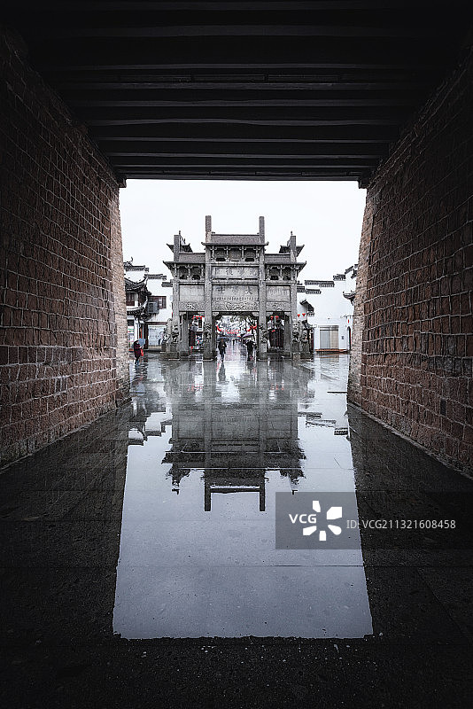 徽州古城图片素材