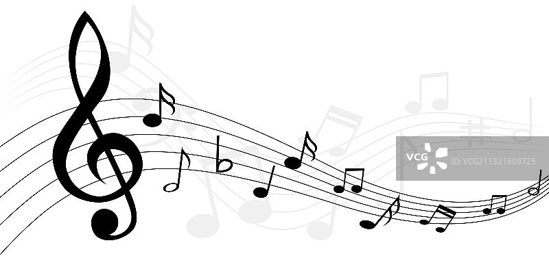 音符五线谱图案图片素材