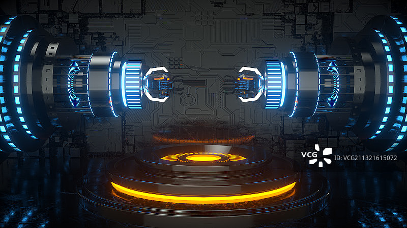 科技C4D场景图片素材