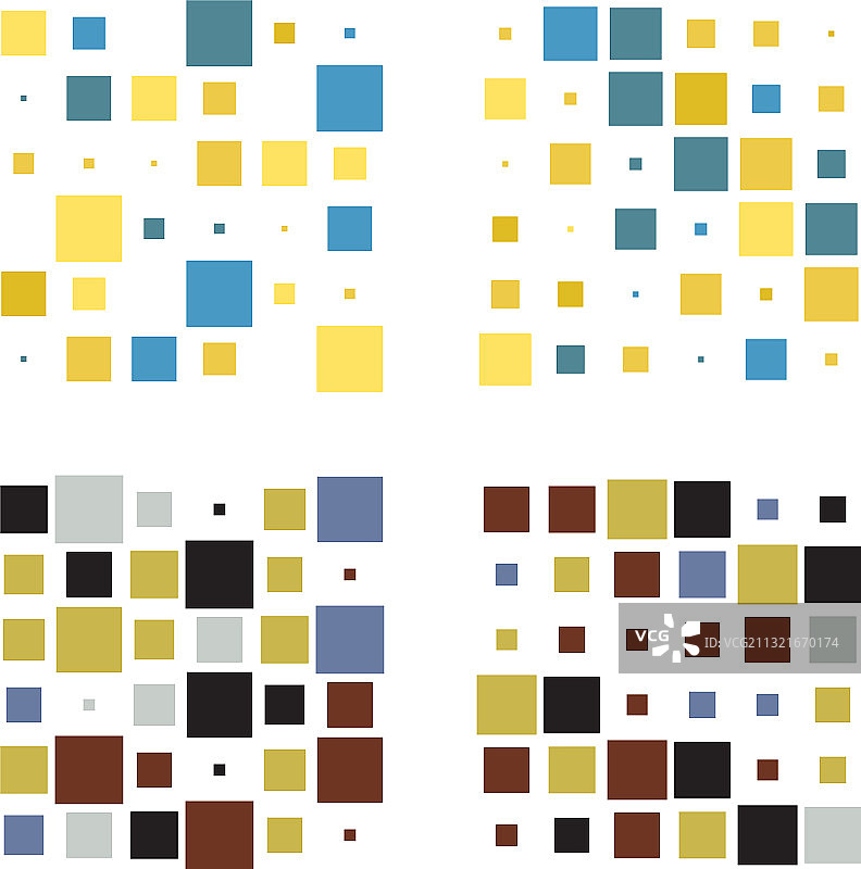 6x6立方方阵几何排列方阵图片素材