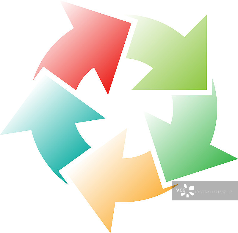 循环箭头图片素材