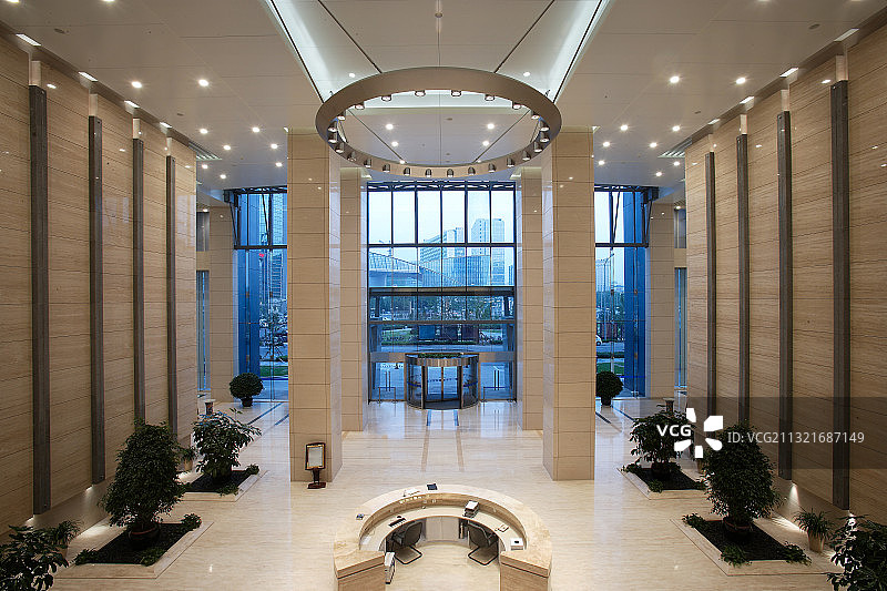 现代简约办公大楼室内图片素材