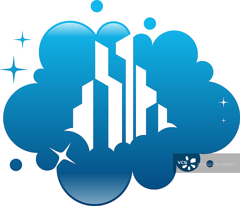 清洁服务logo模板概念图片素材