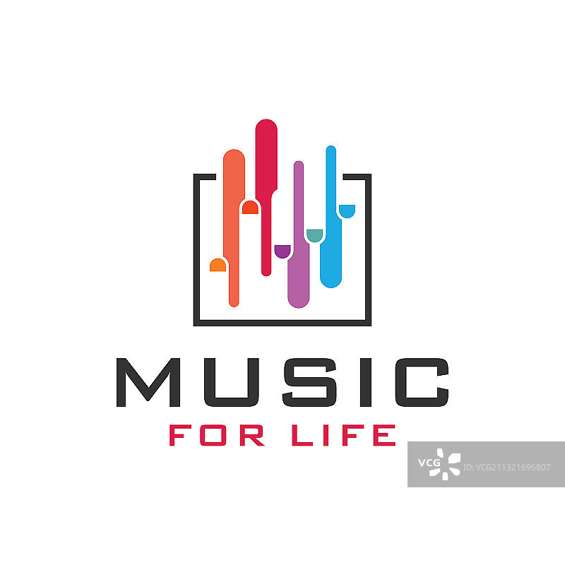 现代音乐娱乐标志图片素材
