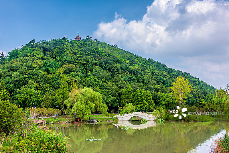 中国江苏南通狼山风景名胜区图片素材