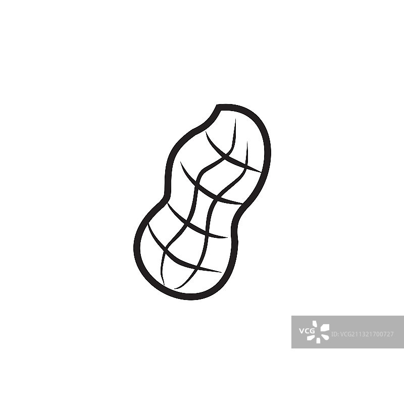 花生植物Logo设计模板图片素材