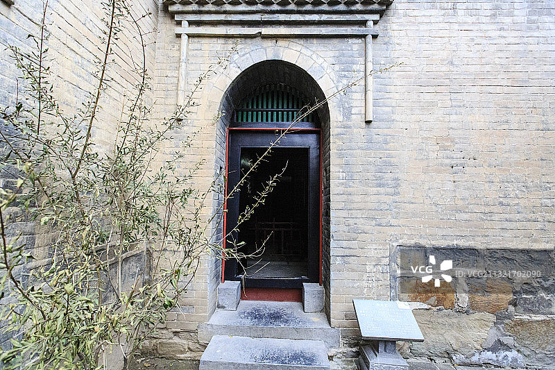 河南巩义康百万庄园主宅区西席室图片素材