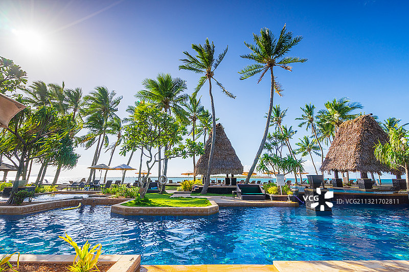 斐济喜来登酒店海滩图片素材