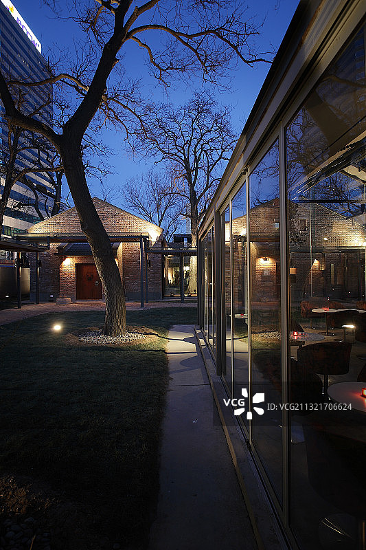 风格餐厅入口图片素材