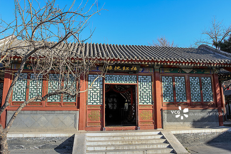 北京大观园怡红院贾宝玉红楼梦图片素材