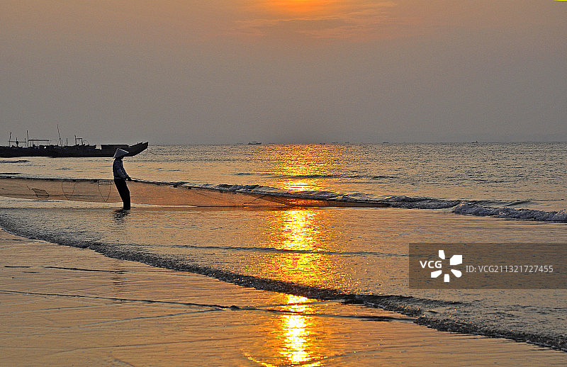 广西东兴“金滩”风景区图片素材